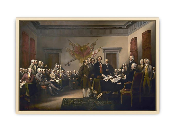 The Declaration of Independence  Art Print