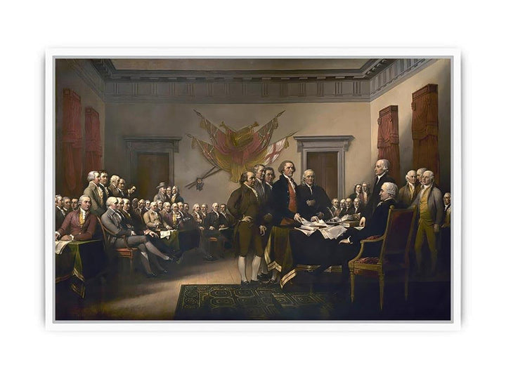 The Declaration of Independence Framed Print