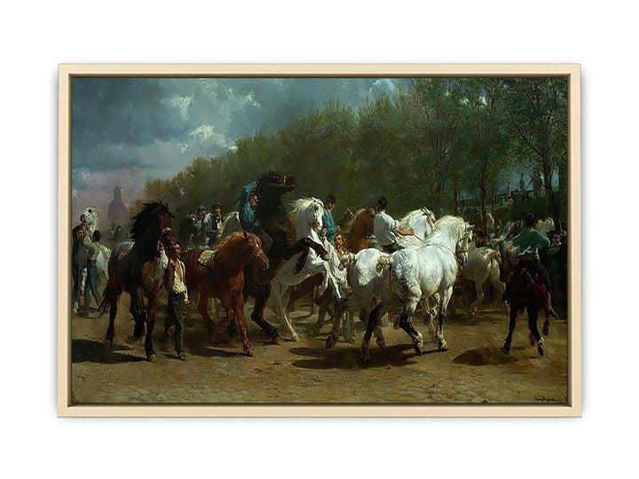 The Horse Fair  Art Print