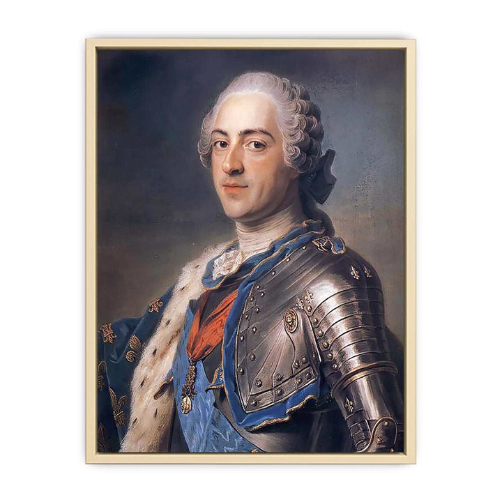 Portrait of King Louis XV 1710-74 1748  Art Print