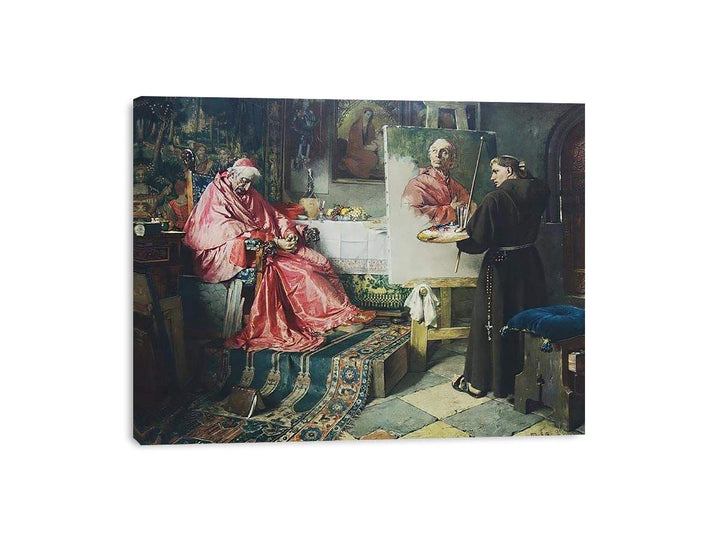 The Cardinal's Portrait Canvas Print