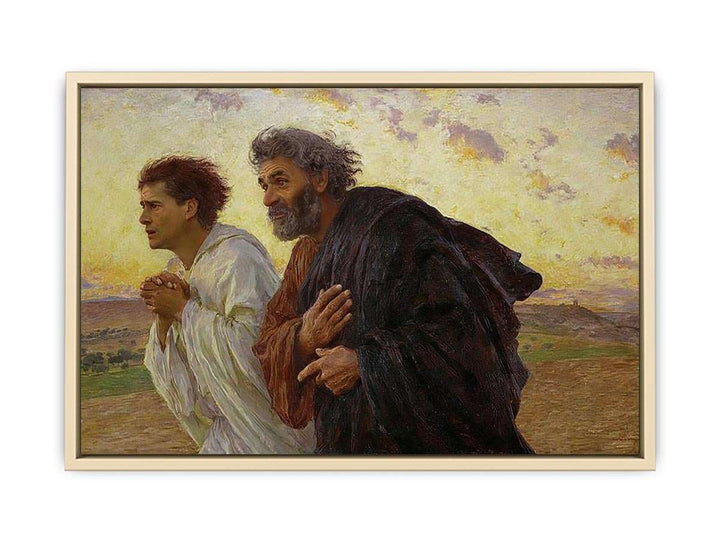 The Disciples Peter and John Running to the Sepulchre on the Morning of the Resurrection  Art Print