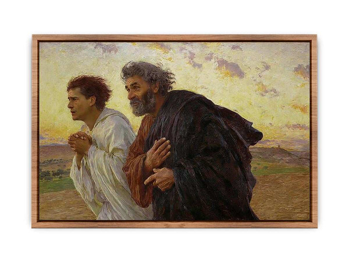 The Disciples Peter and John Running to the Sepulchre on the Morning of the Resurrection  Poster