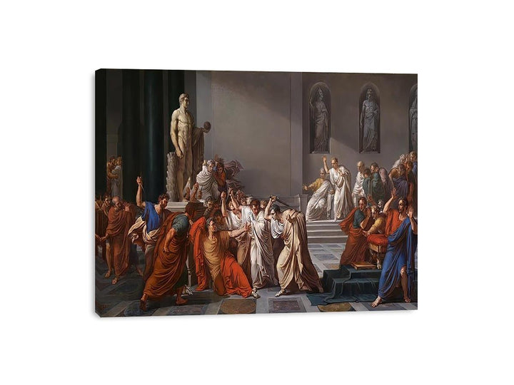 Death of Julius Caesar (100-44 BC) Canvas Print