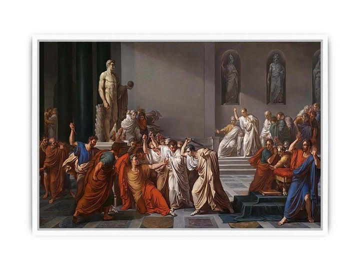 Death of Julius Caesar (100-44 BC) Framed Print