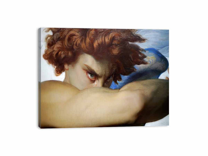 Fallen Angel Detailed Canvas Print