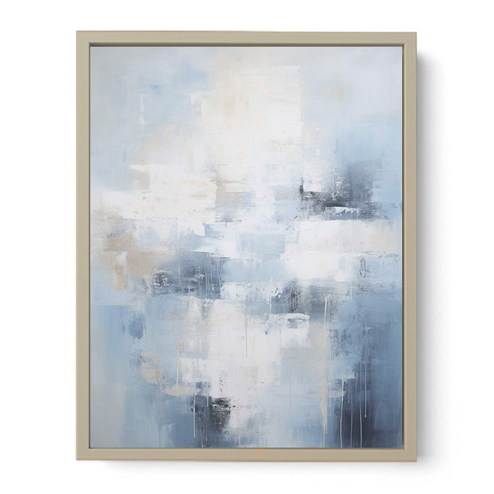 Abstract Grey Painting-1 Framed Print