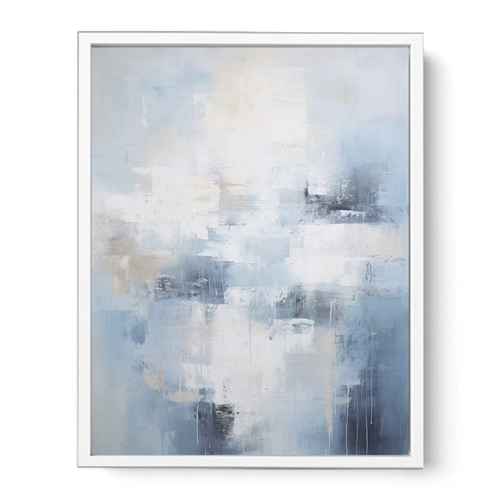 Abstract Grey Painting-1  Canvas Print