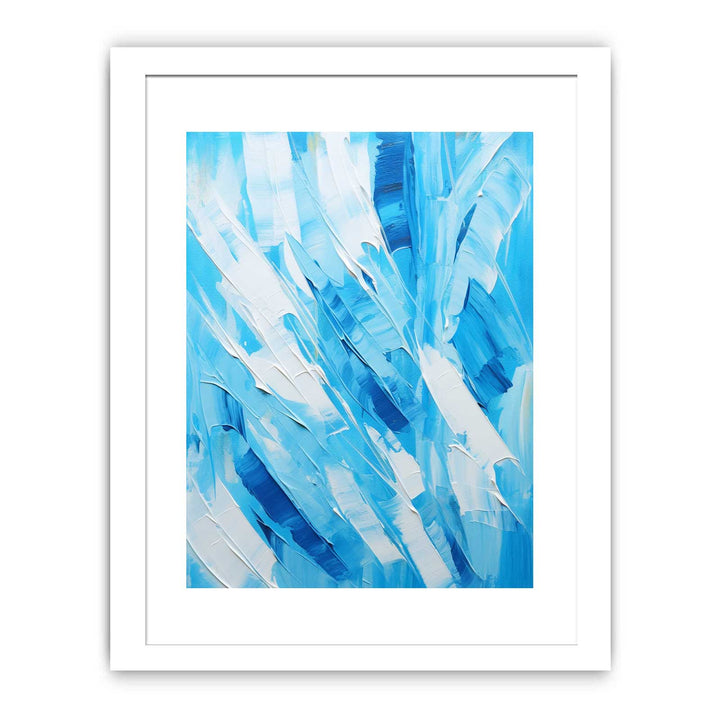 Abstract Blue Painting  Poster