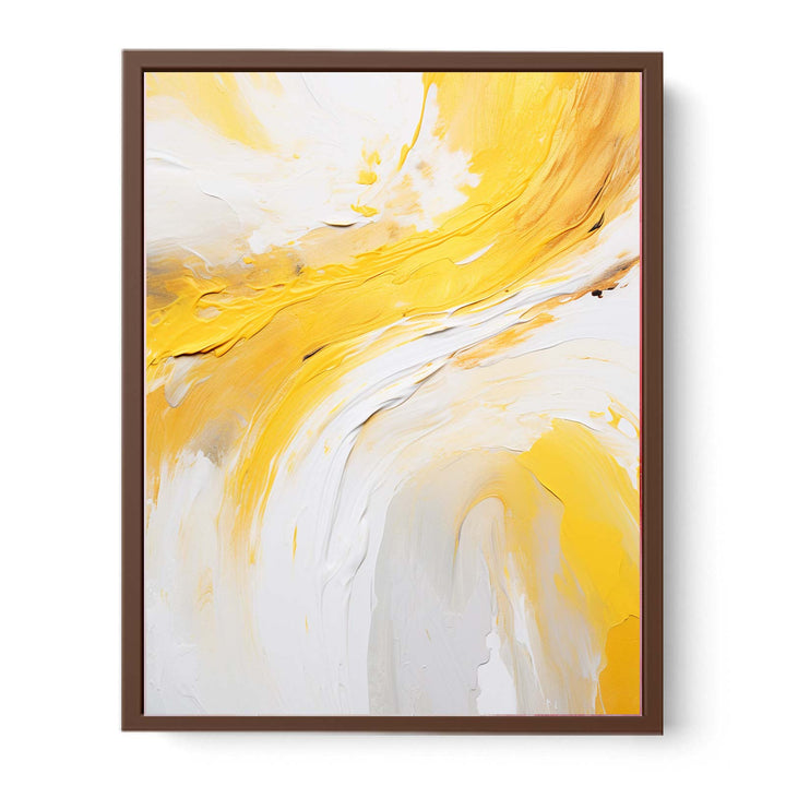 Yellow Knife Abstract Art Painting 