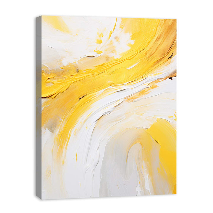 Yellow Knife Abstract Art Painting 