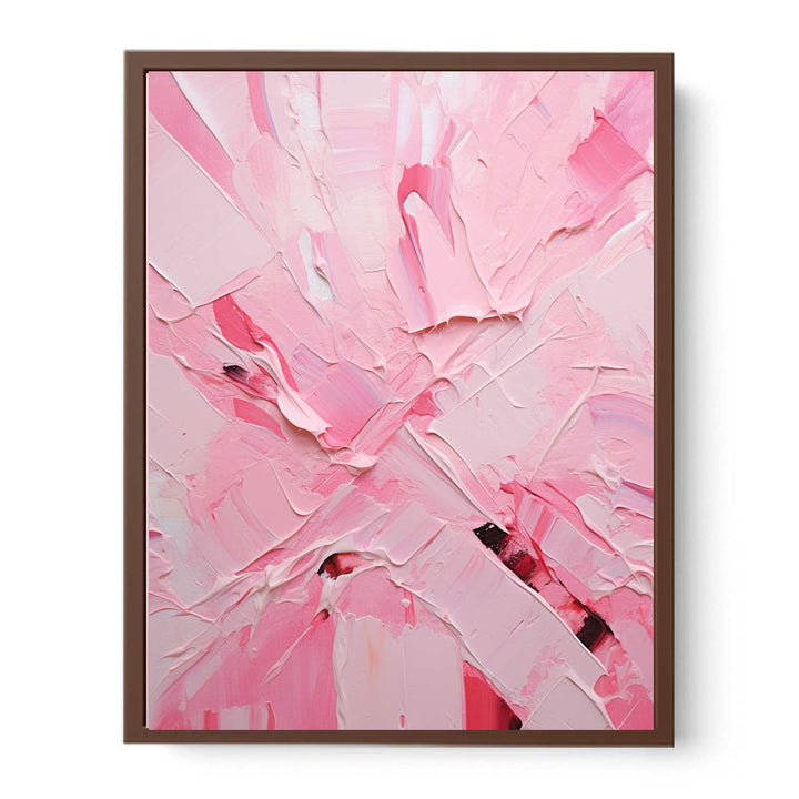 Knife Pink  Abstract Art Painting 