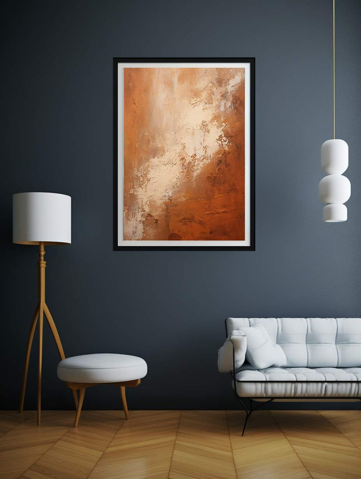 Abstract Painting Brown 