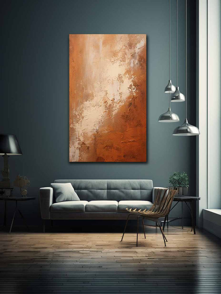 Abstract Painting Brown 