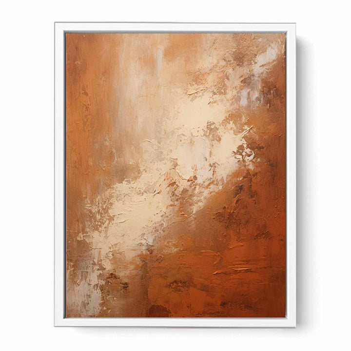 Abstract Painting Brown  Canvas Print