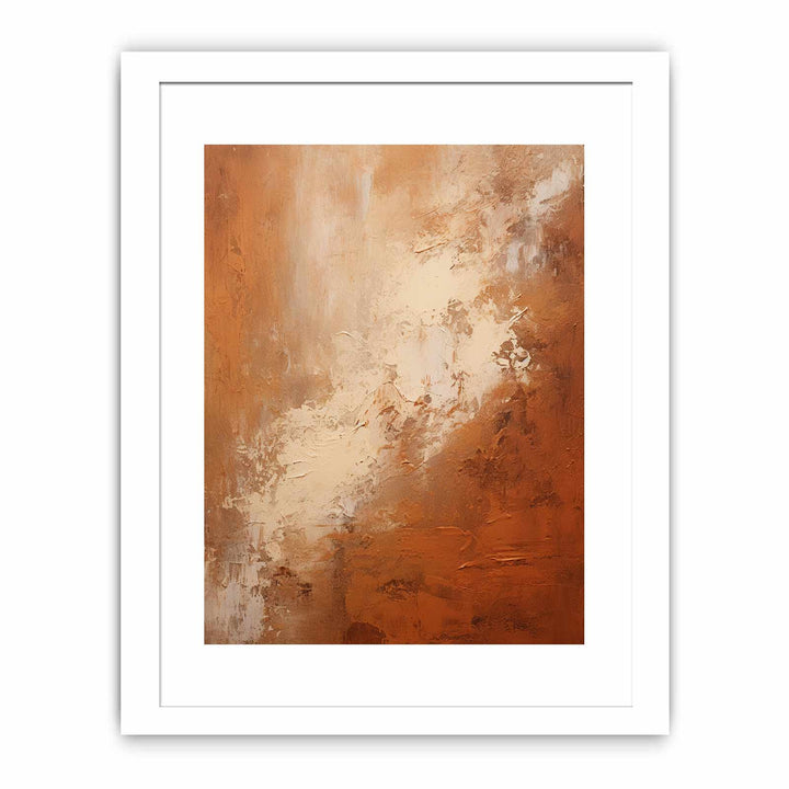 Abstract Painting Brown  Poster