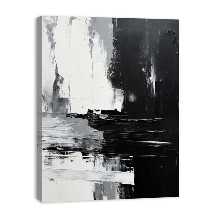 Abstract Painting Black  