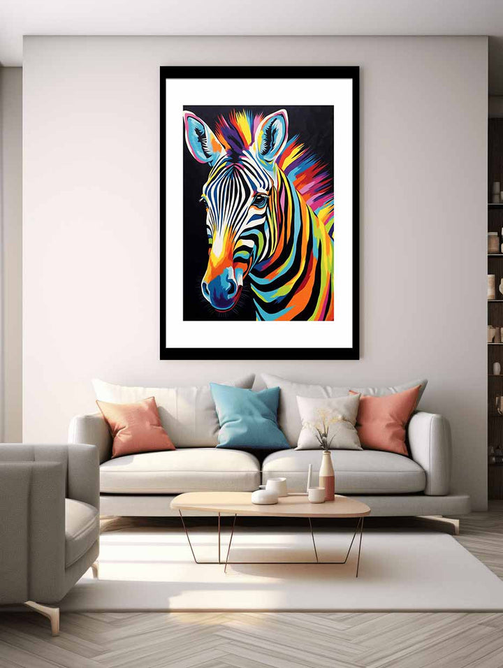 Zebra Modern Art Painting 