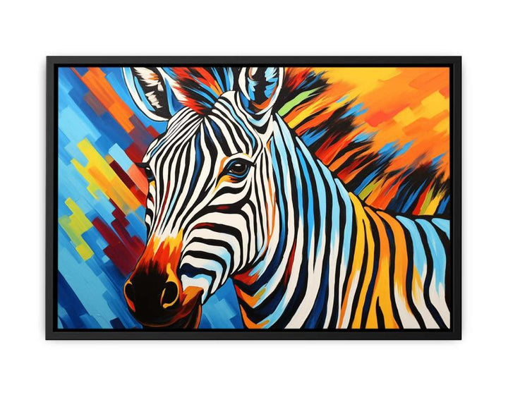 Modern art Zebra Painting  