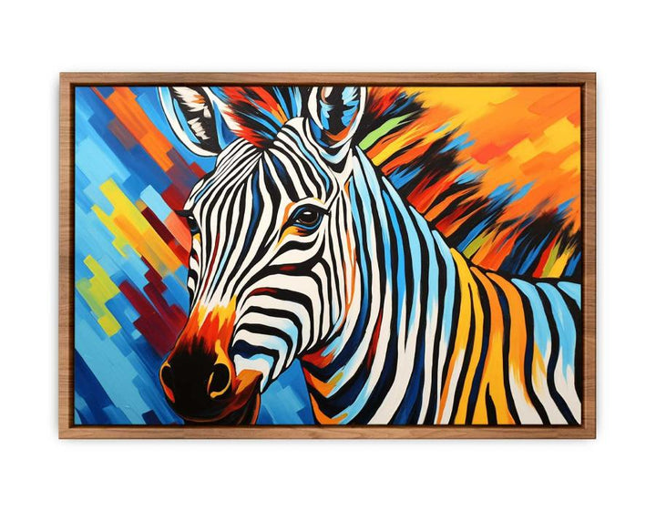 Modern art Zebra Painting  