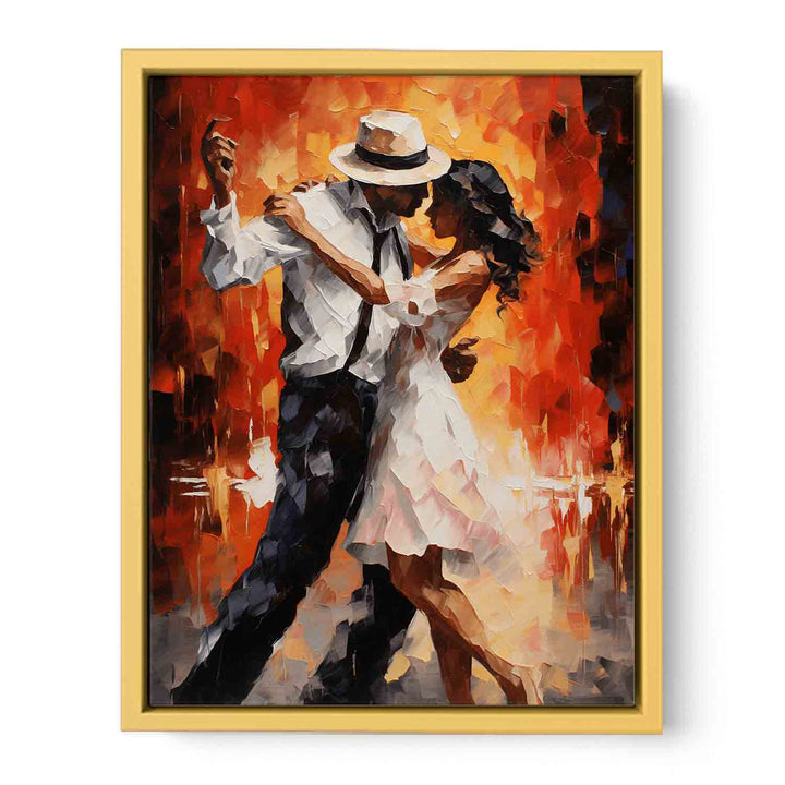 Modern Art  Couple Dancing Painting   Poster