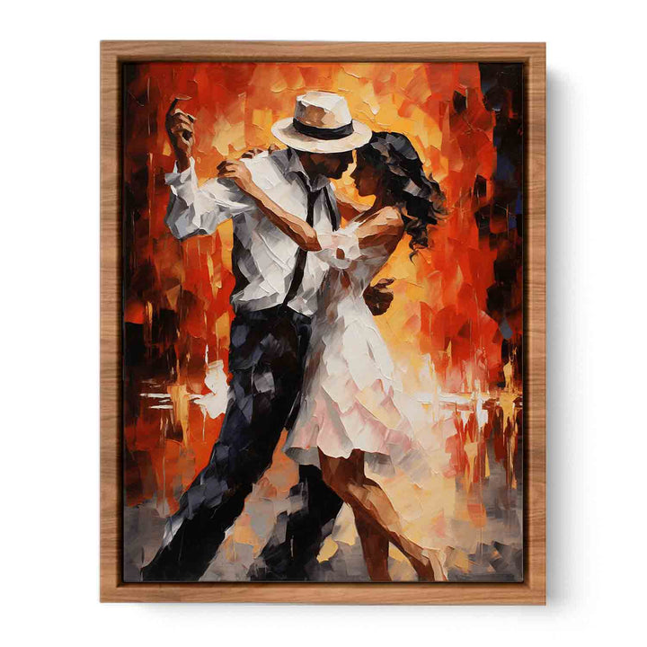 Modern Art  Couple Dancing Painting  