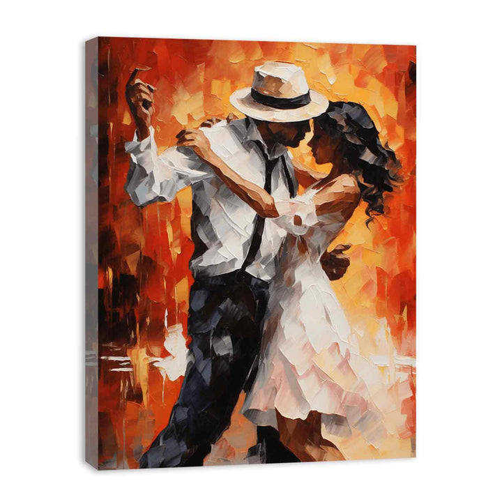 Modern Art  Couple Dancing Painting  