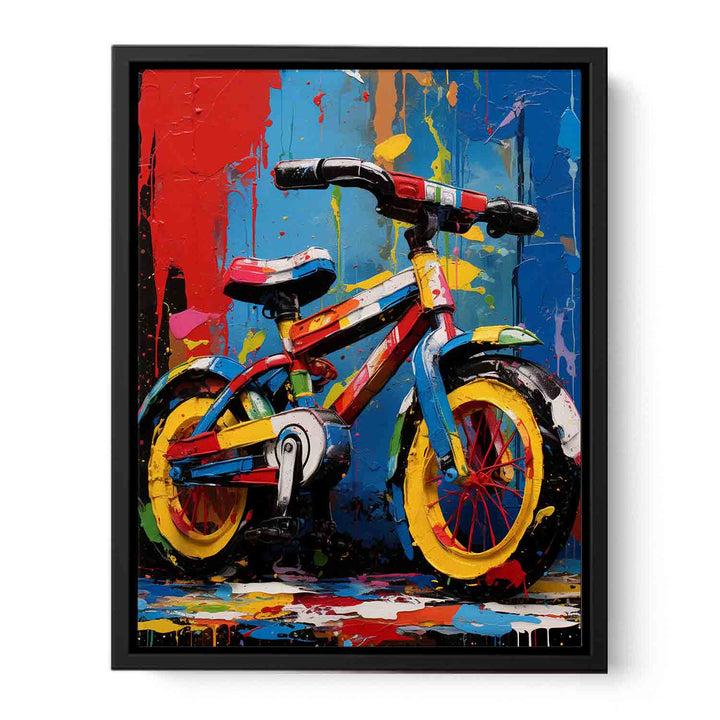 Modern Cycle Toy Art Painting 