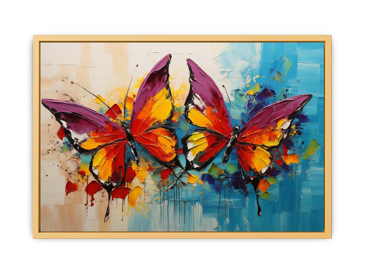 Modern Butterfly Art Painting  Poster