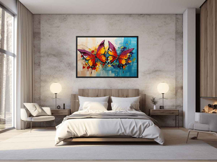 Modern Butterfly Art Painting 