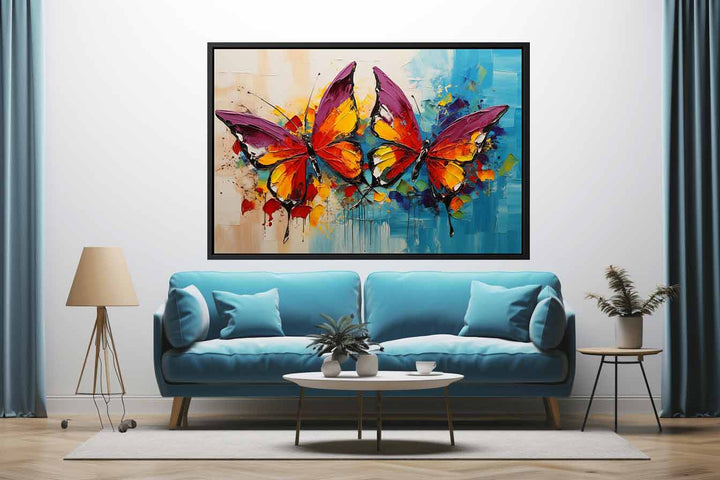 Modern Butterfly Art Painting 