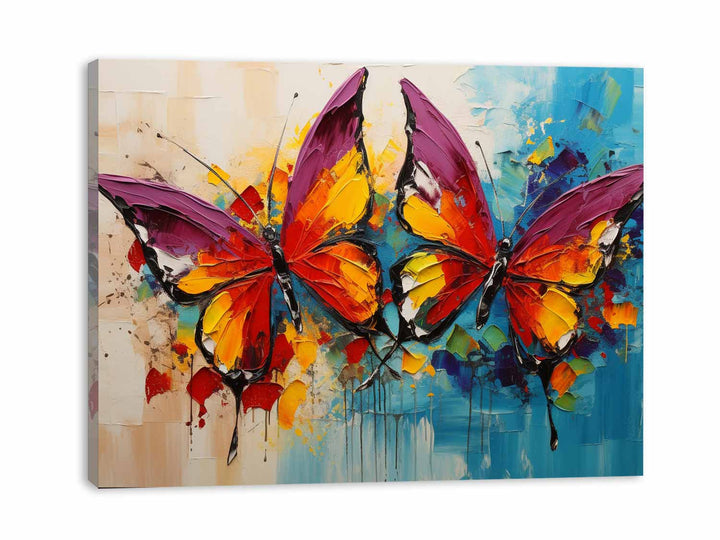 Modern Butterfly Art Painting 