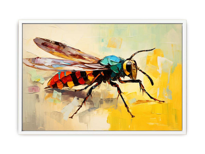 Insect Modern Art Painting Canvas Print