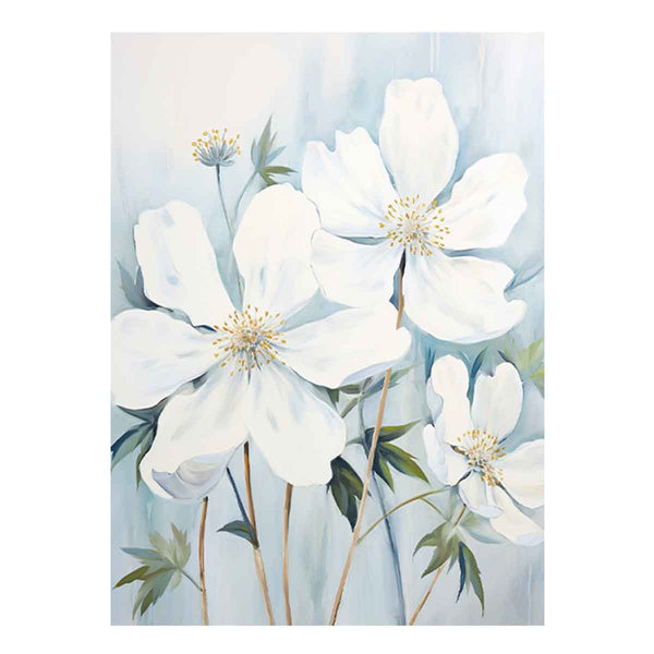 White Flower Painting  