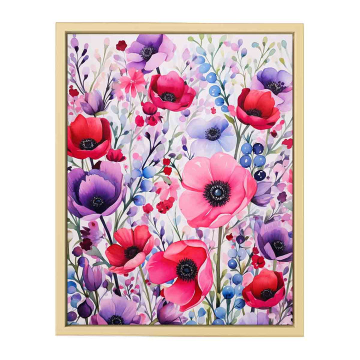 Best Seller Flower Art Framed Print