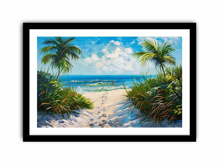 Beach Path   Art Print