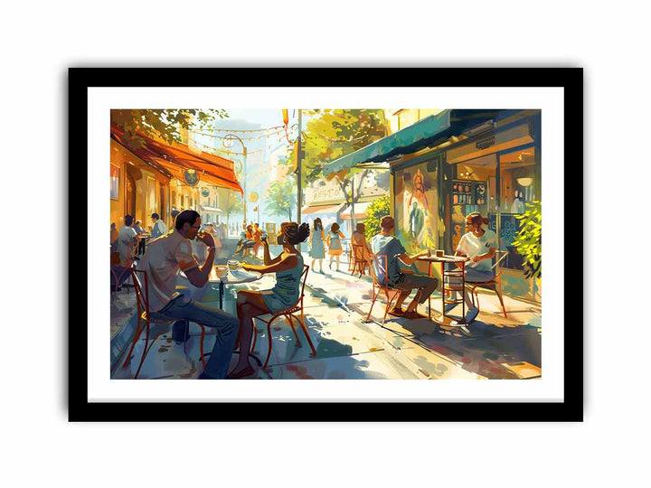 Sunny Cafe   Art Print