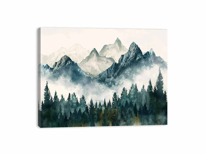 Peaks in the Valley  Canvas Print