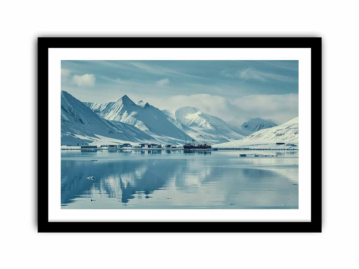 Svalbard Mountain  Art Print