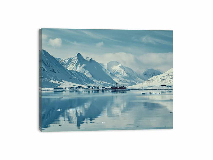 Svalbard Mountain Canvas Print