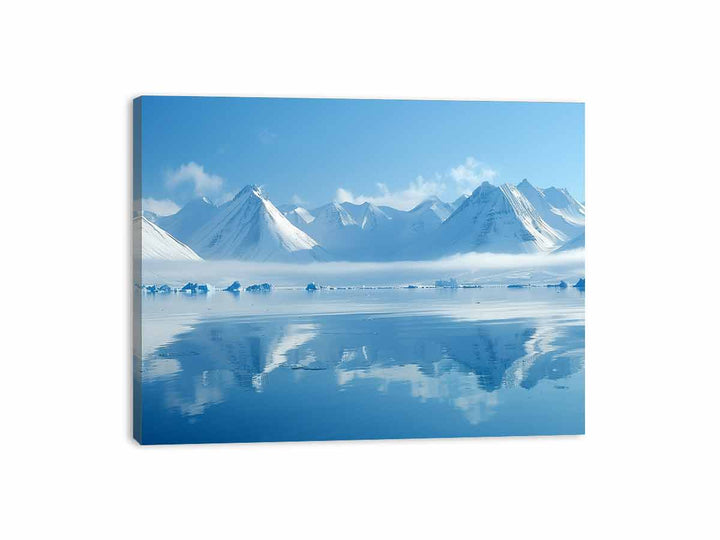 Svalbard Mountain Canvas Print