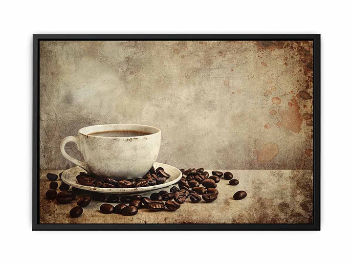 Vintage Coffee Poster  Painting