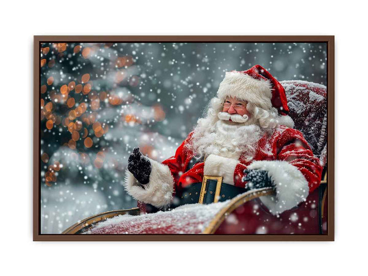 Santa Sleigh  Poster