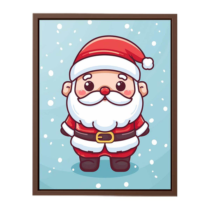 Santa in The Snow  Poster