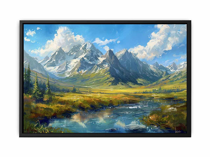 Peaks in the Valley  Painting