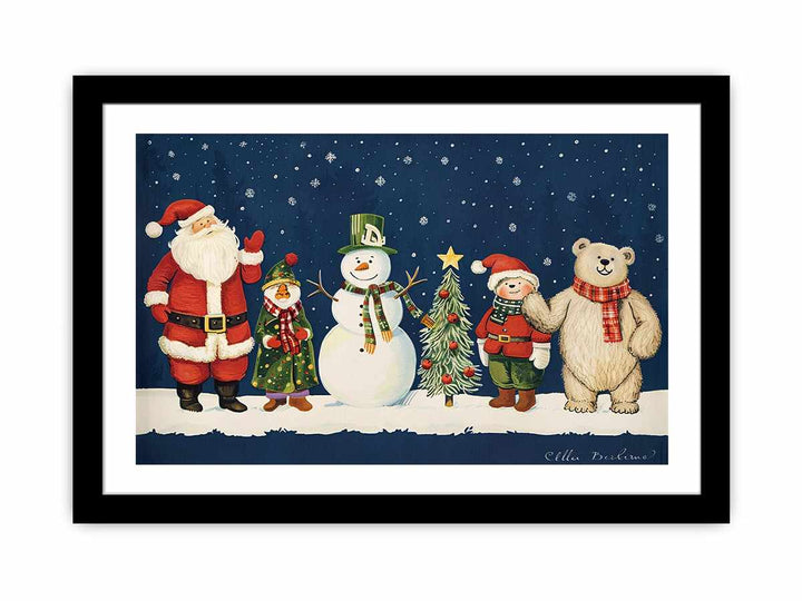 Christmas Get Togeather  Art Print