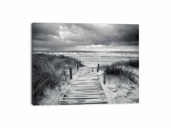 Beach Path Canvas Print