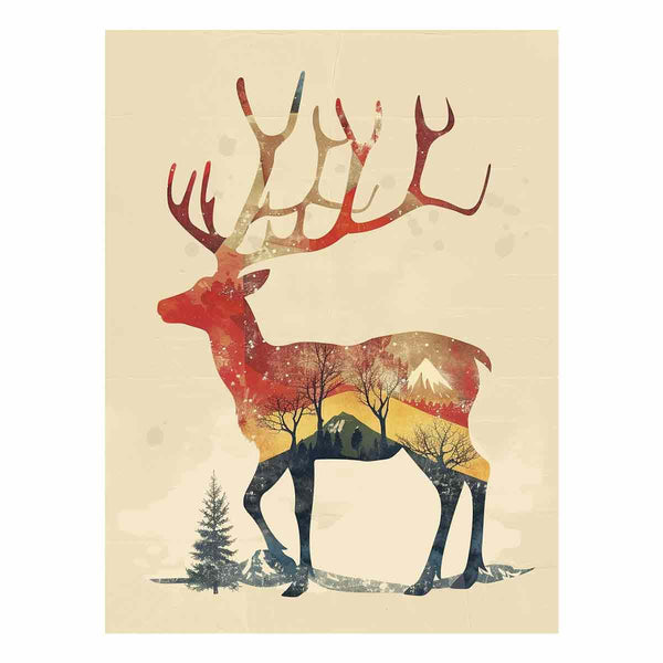 Retro Reindeer 