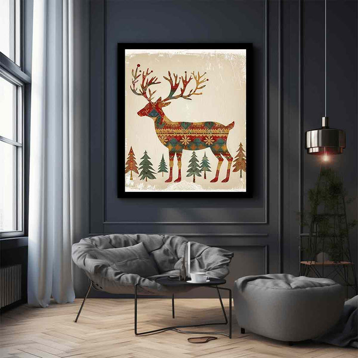 Retro Reindeer 