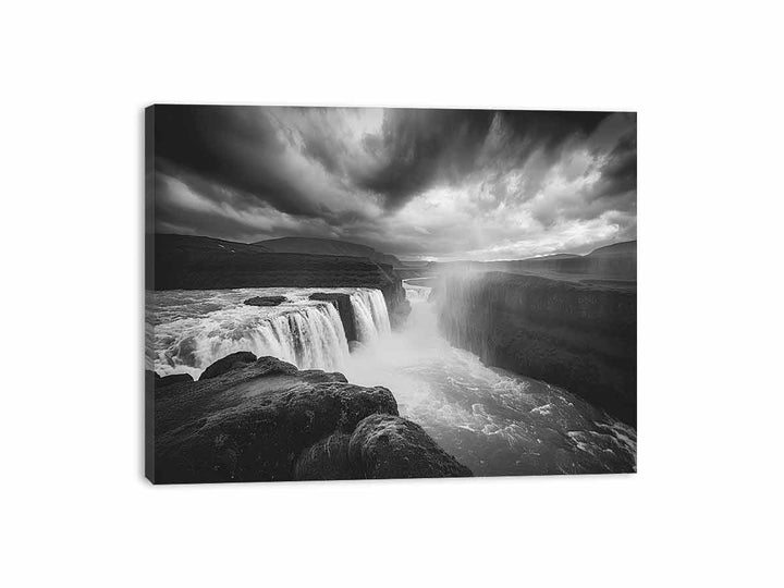 Godafoss Waterfall Canvas Print